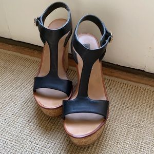 Steve Madden Shoes | Black, Cork Wedges